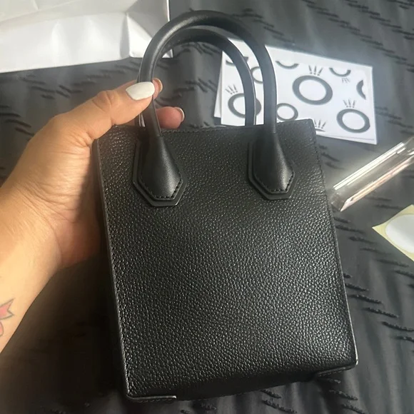 Michael Kors Black Mini Bag with Gold Accents - Picture 5 of 5